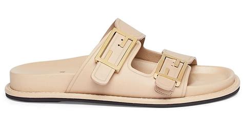 fendi flip|Fendi slides with buckle.